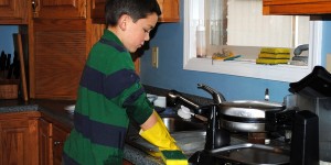Greyden Washing Dishes