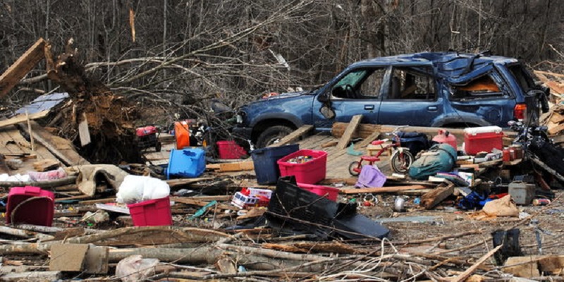 2012 Henryville Indiana Tornado Destruction